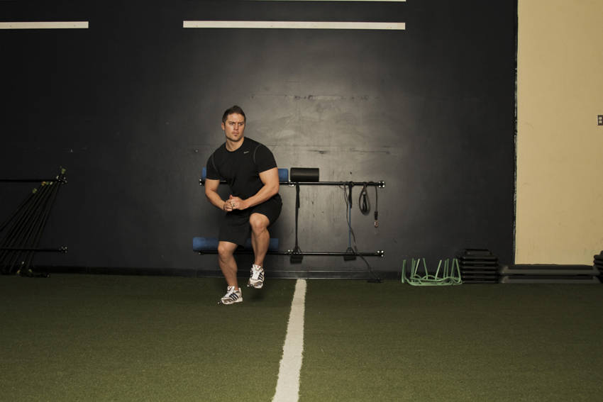 Alternate Leg Diagonal Bound — End position