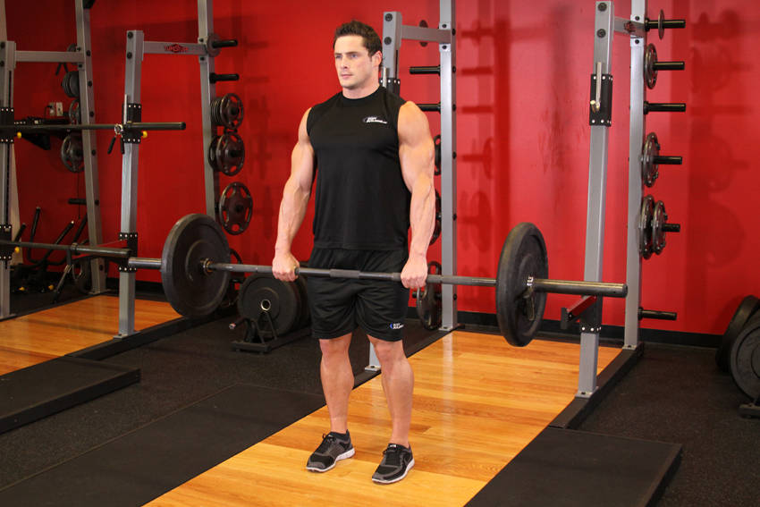 Deadlifts — End position