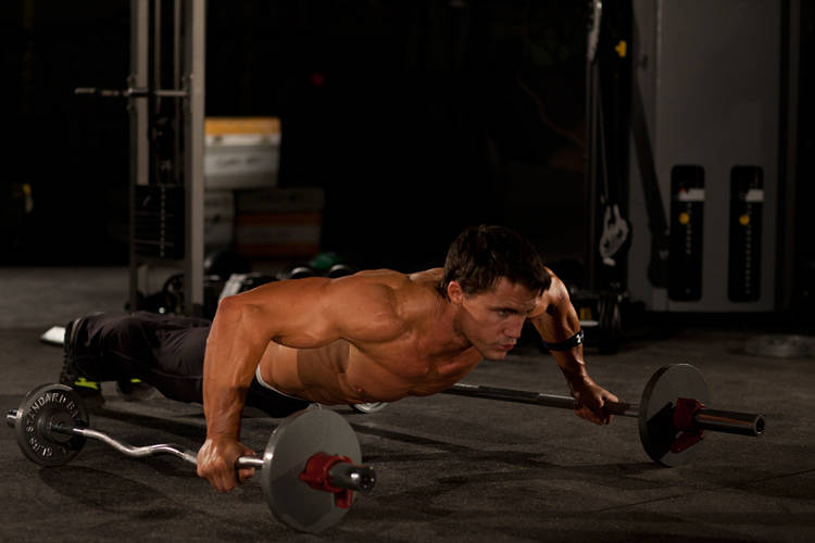 Bodyweight Flyes — End position