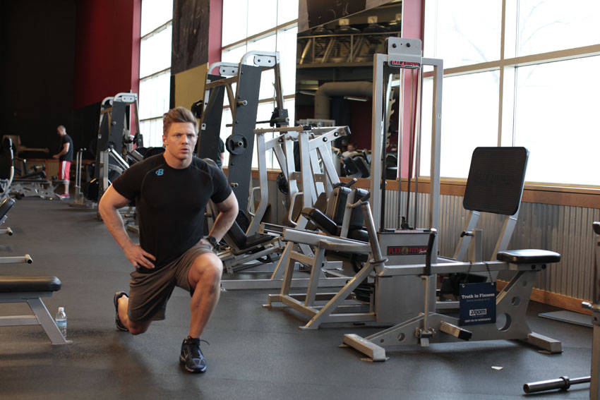 Lunges — End position