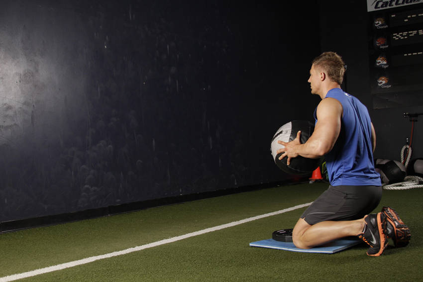 Chest Push (multiple response) — Starting position
