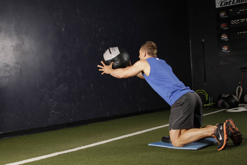 Chest Push (multiple response) — End position