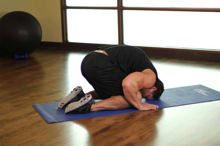 Child's Pose — End position