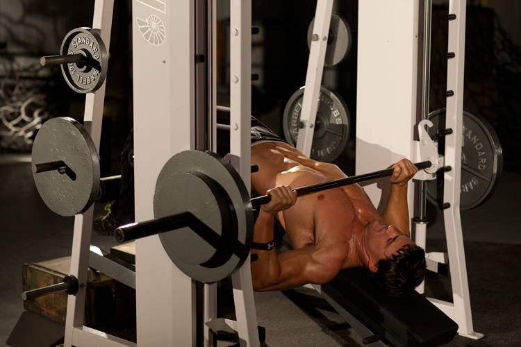 Decline Smith Press — End position