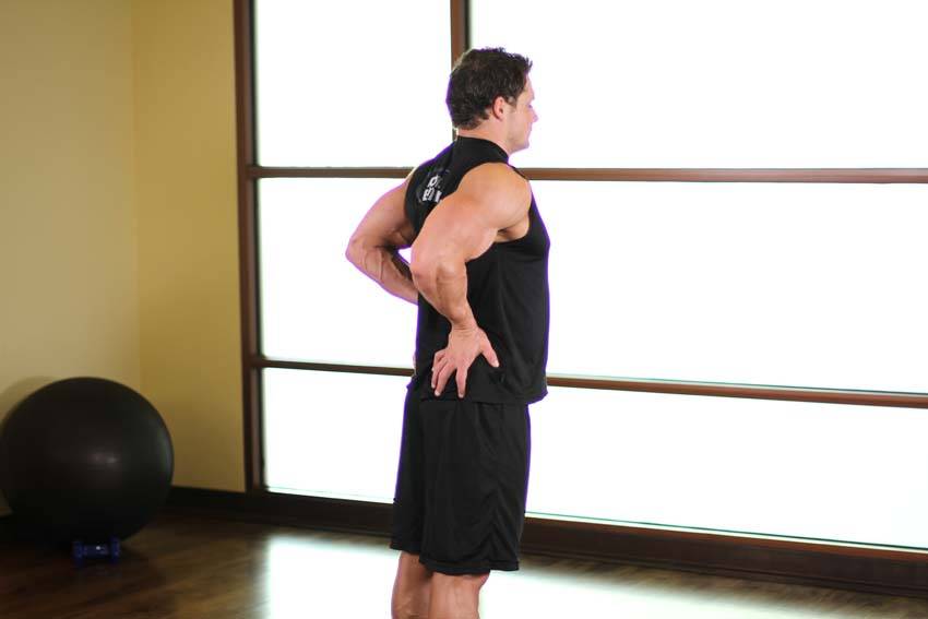 Elbows Back — End position