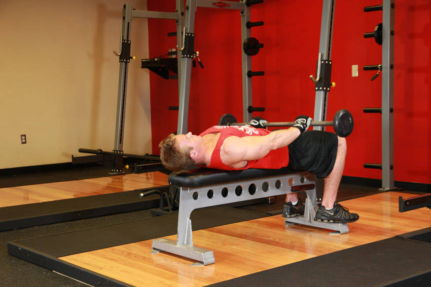 Front Raise And Pullover — Starting position