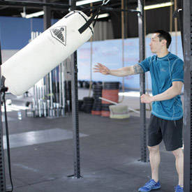 Heavy Bag Thrust — End position