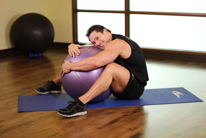 Hug A Ball — End position