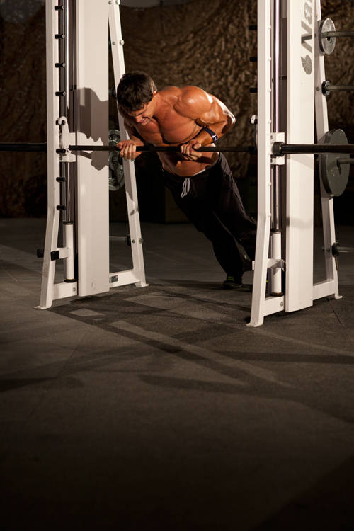 Incline Push-Up Reverse Grip — End position