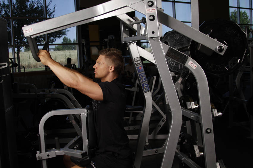 Leverage High Row — Starting position