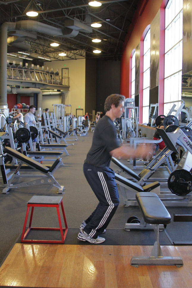 Linear Depth Jump — End position