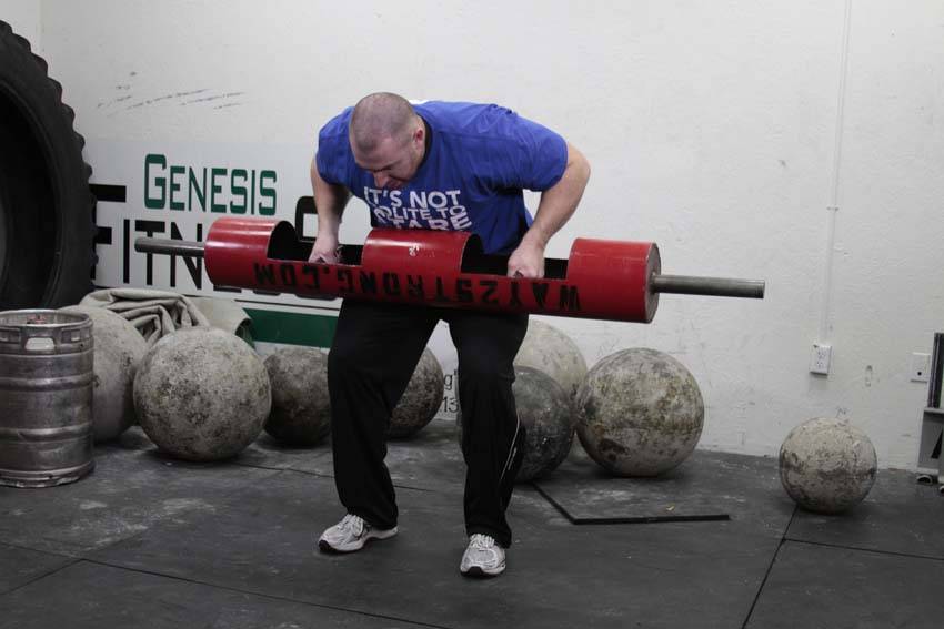 Log Lift — End position