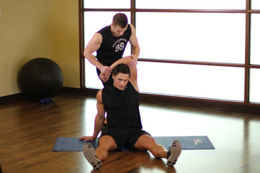 Overhead Lat — End position