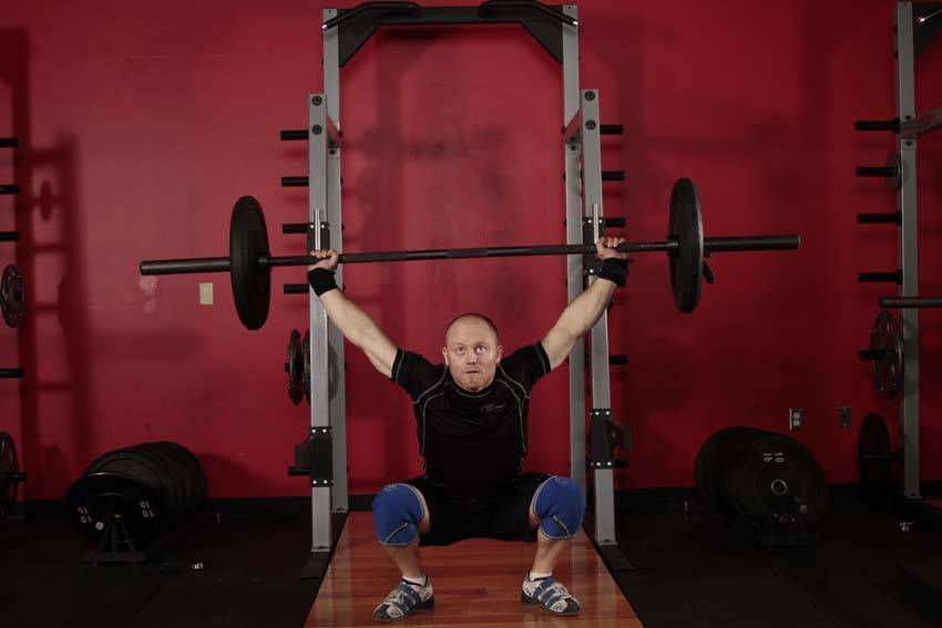 Overhead Squat — End position