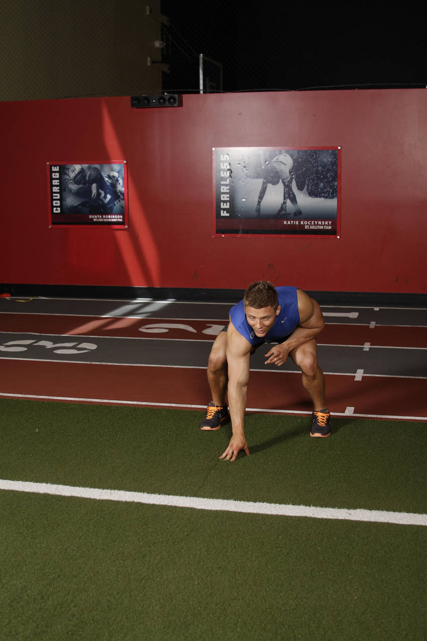 Return Push from Stance — Starting position