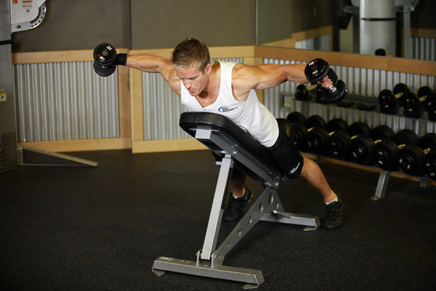 Reverse Flyes — End position