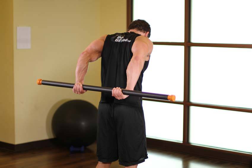 Round The World Shoulder Stretch — End position