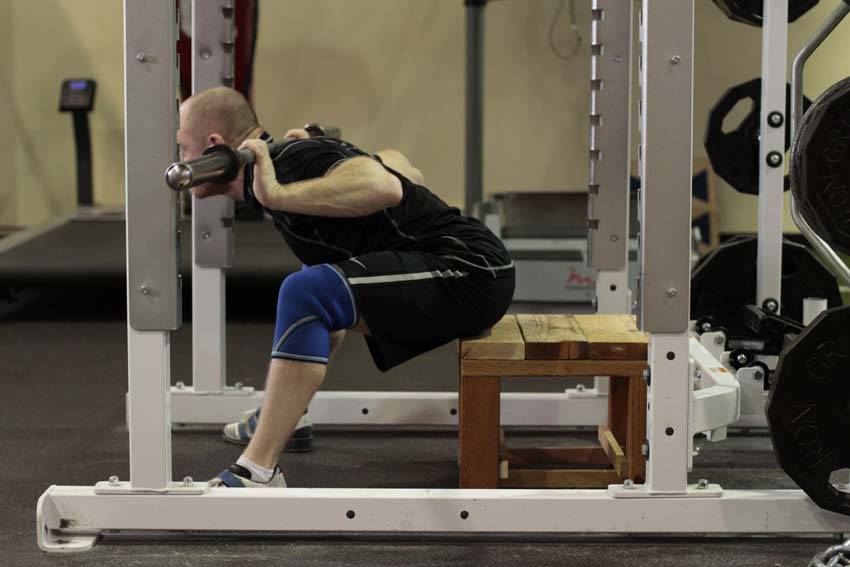 Seated Good Mornings — End position