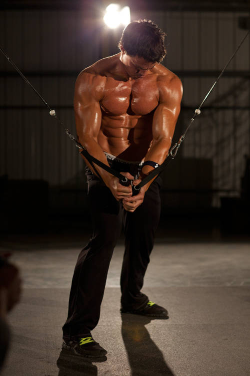 Single-Arm Cable Crossover — End position