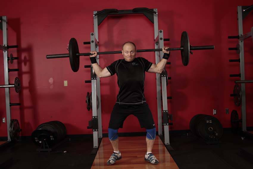 Snatch Balance — End position