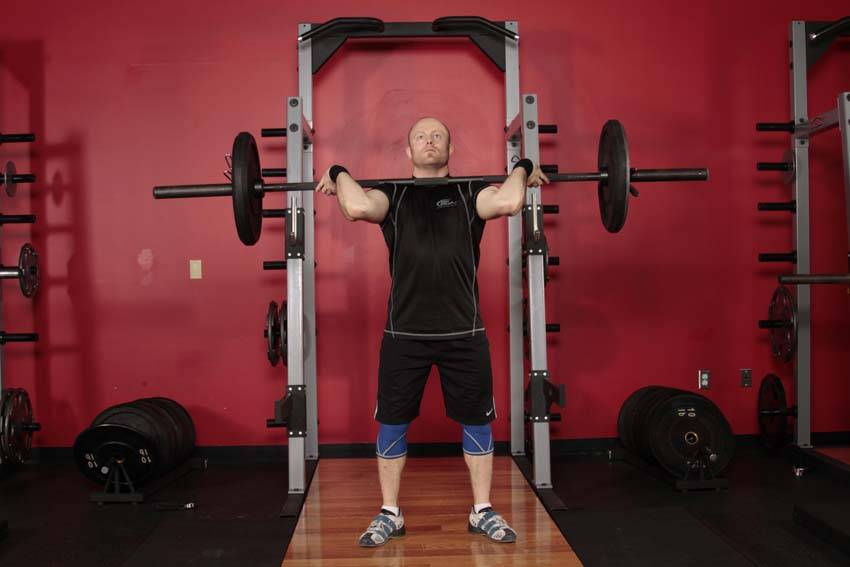 Squat Jerk — Starting position