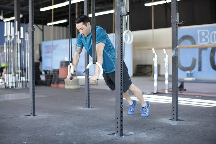 Suspended Push-Up — End position