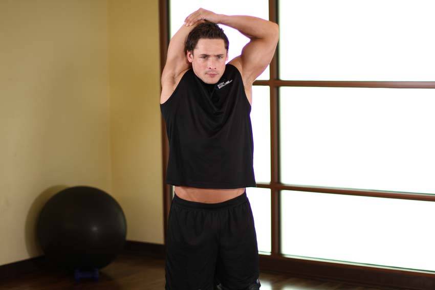 Triceps Stretch — End position