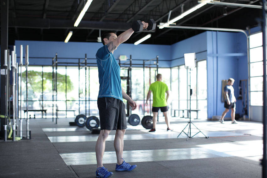 Vertical Swing — End position
