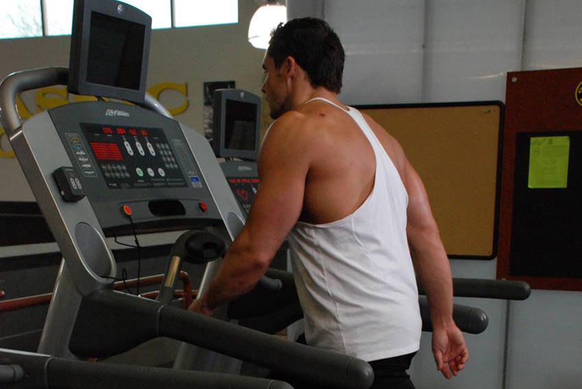 Walking, Treadmill — End position